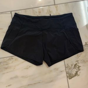 Lululemon run times 4 inch shorts